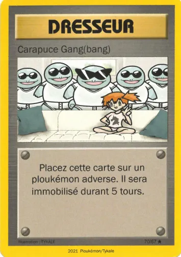 Carte Carapuce Gang(bang)