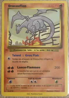 Carte Dracaufion