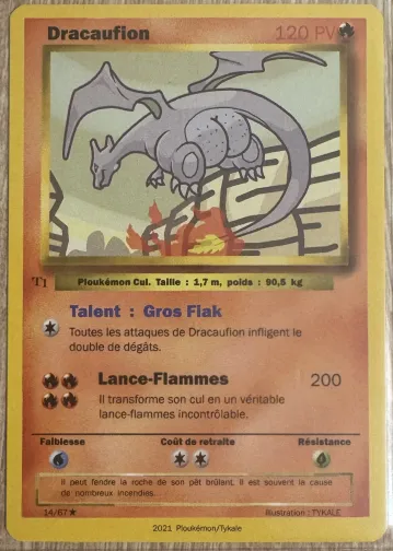 Carte Dracaufion