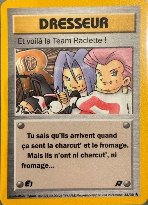 Carte Et voilà la Team Raclette