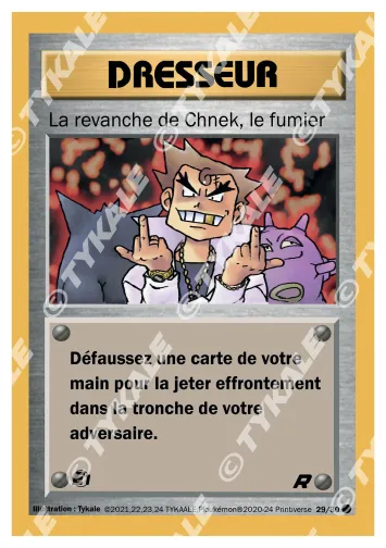 Carte La revanche de Chnek, le fumier