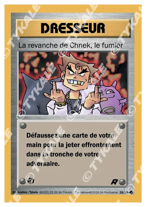 Carte La revanche de Chnek, le fumier