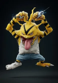 Illustration du Ploukémon Elektoks