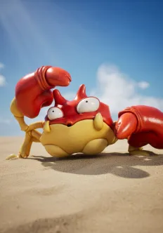 Illustration du Ploukémon Krabbite