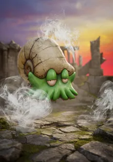 Illustration du Ploukémon Amonitaga