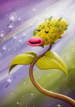 Illustration du Ploukémon Hashtiflor