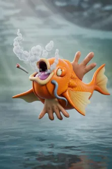 Illustration du Ploukémon Magicarpet