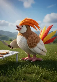 Illustration du Ploukémon Roux-coupe