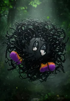 Illustration du Ploukémon Saquedepoils