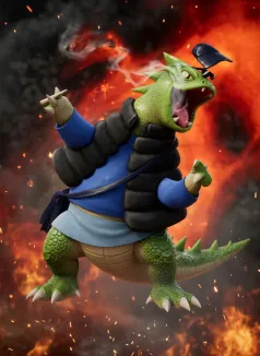 Illustration du Ploukémon Tyranoshit