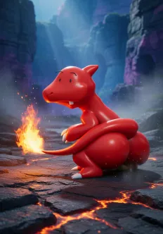 Illustration du Ploukémon Raie-ptincel