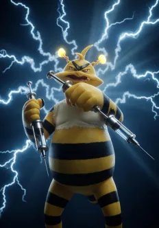 Illustration du Ploukémon Elektoks