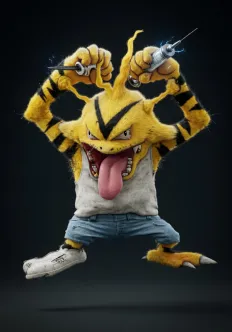 Illustration du Ploukémon Elektoks