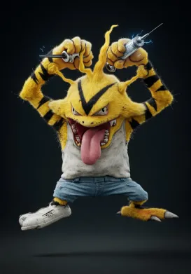 Illustration du Ploukémon Elektoks