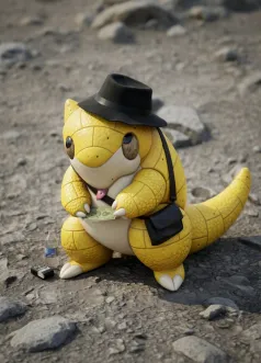 Illustration du Ploukémon Sabeuhlette