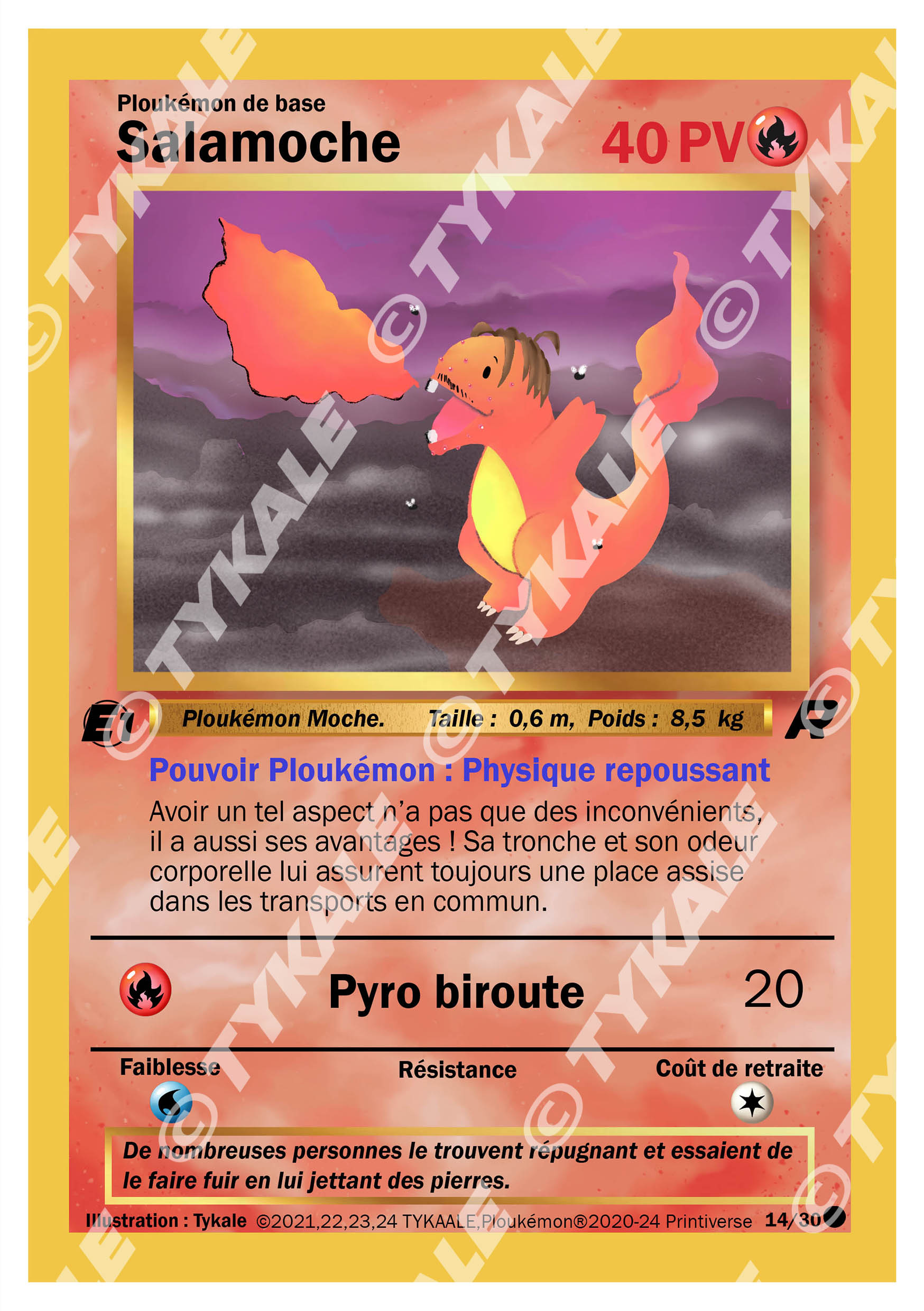 Carte Salamoche — série Team Raclette