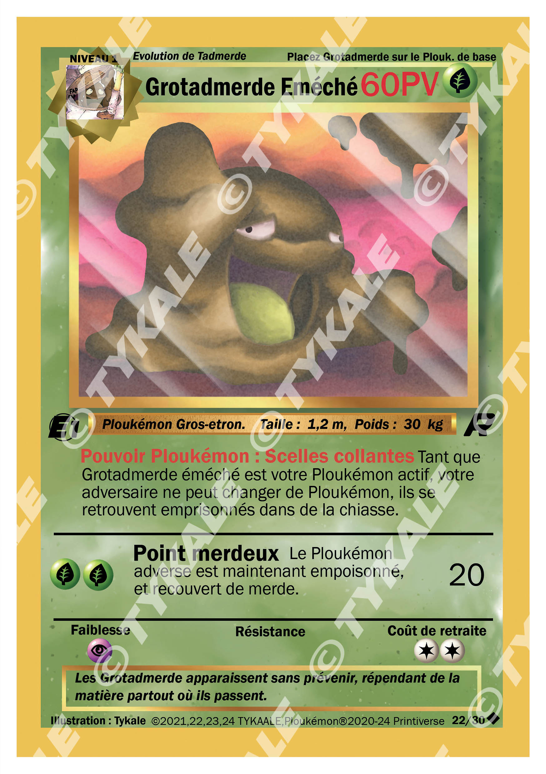 Carte Grotadmerde Eméché — série Team Raclette