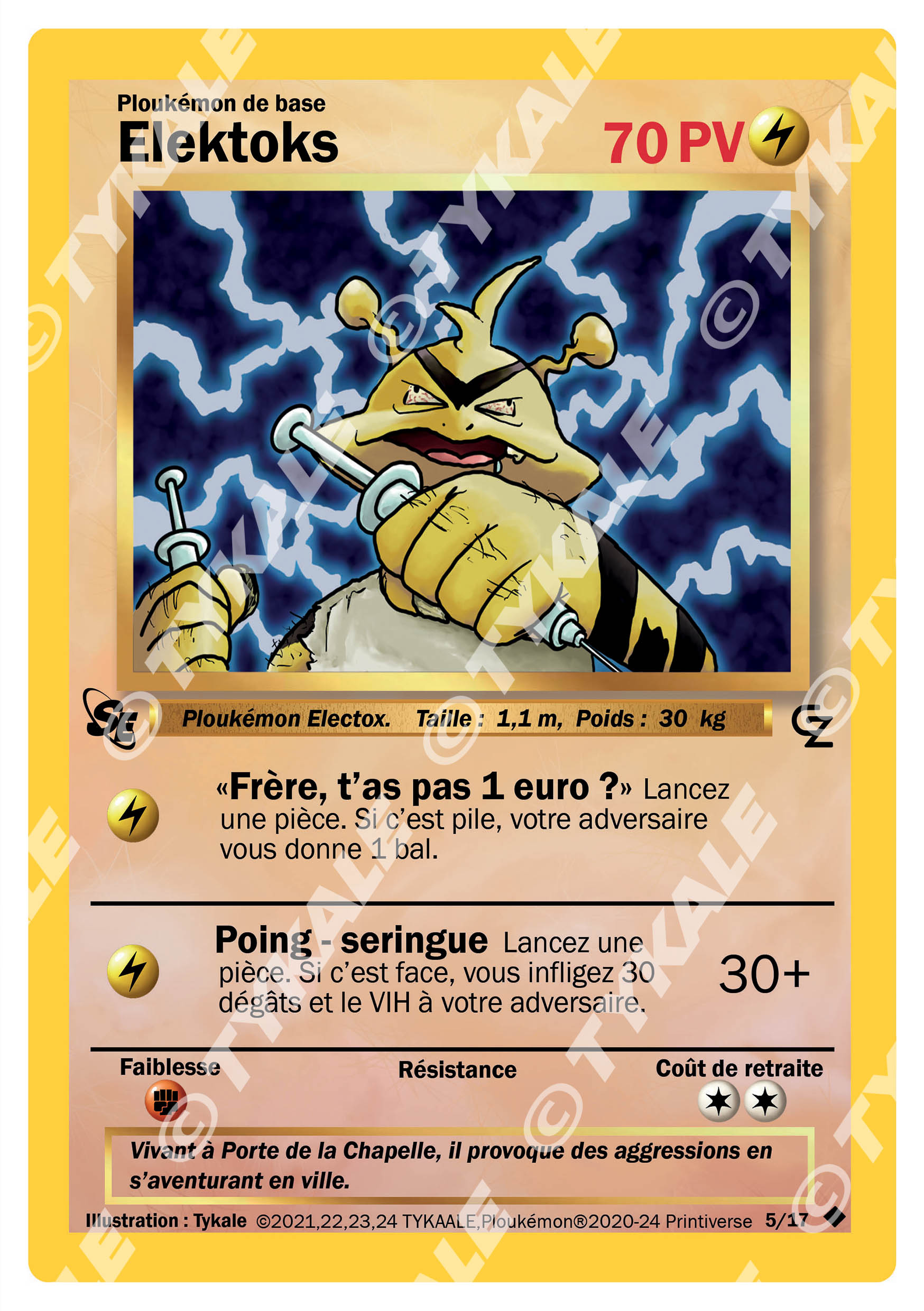 Carte Elektoks — série Game Zone