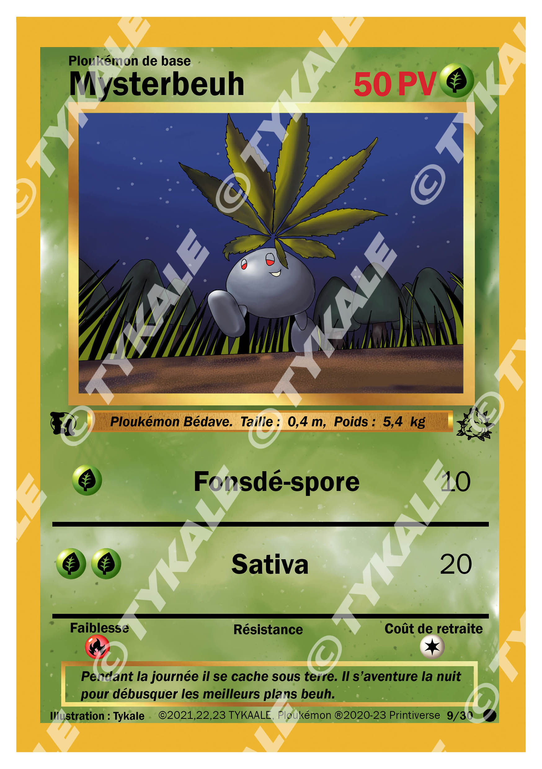 Carte Mysterbeuh — série Fleurs