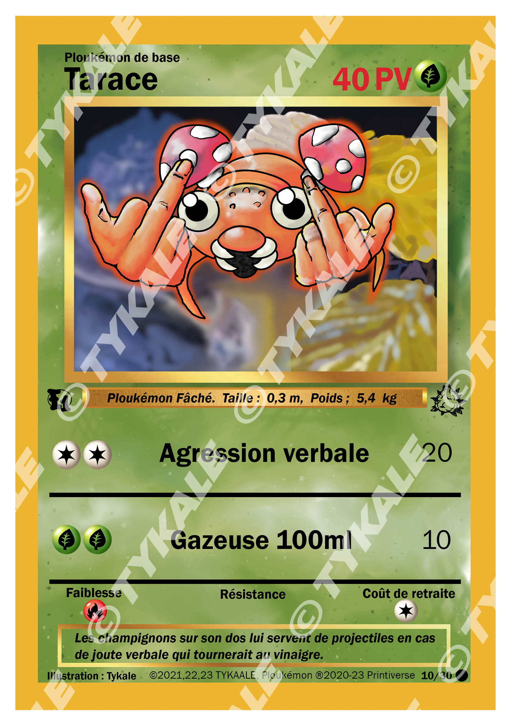 Carte Tarace — série Fleurs