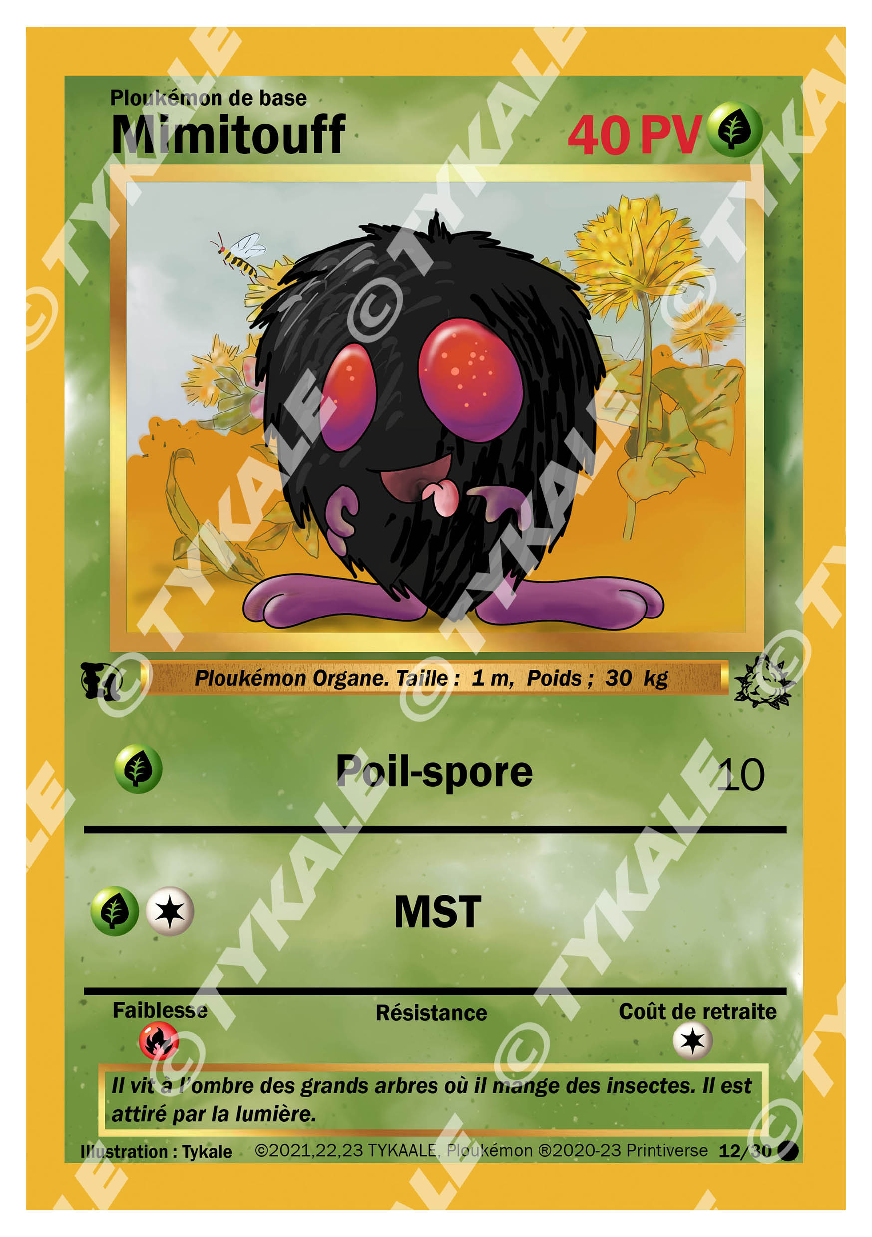 Carte Mimitouff — série Fleurs