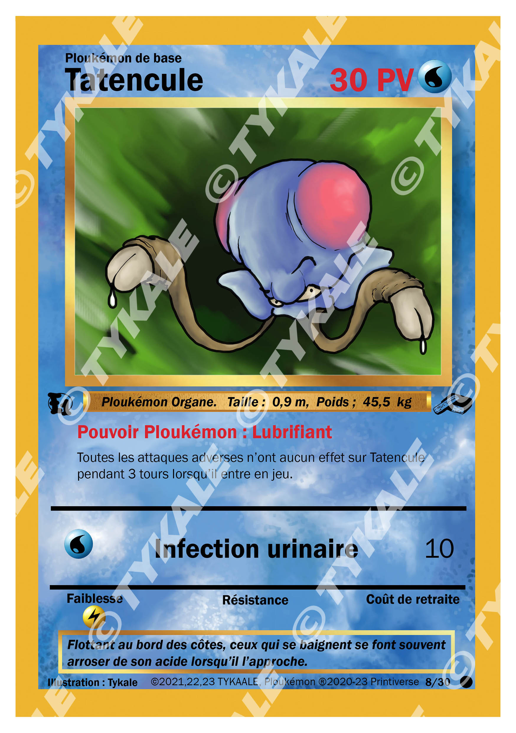 Carte Tatencule — série Résine