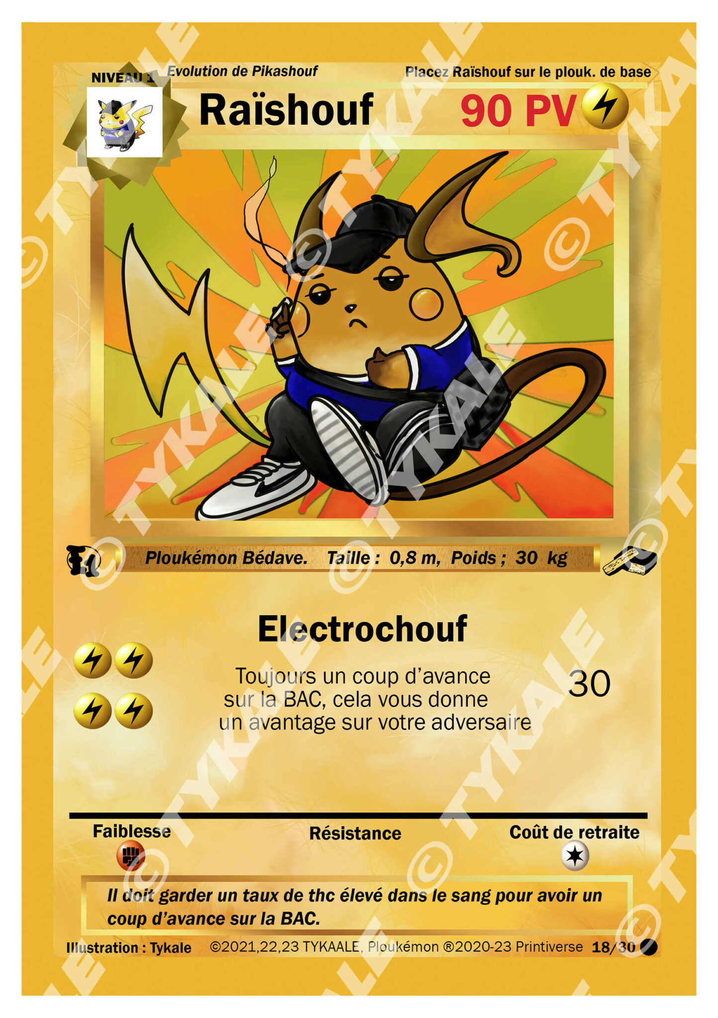 Carte Raïshouf — série Résine