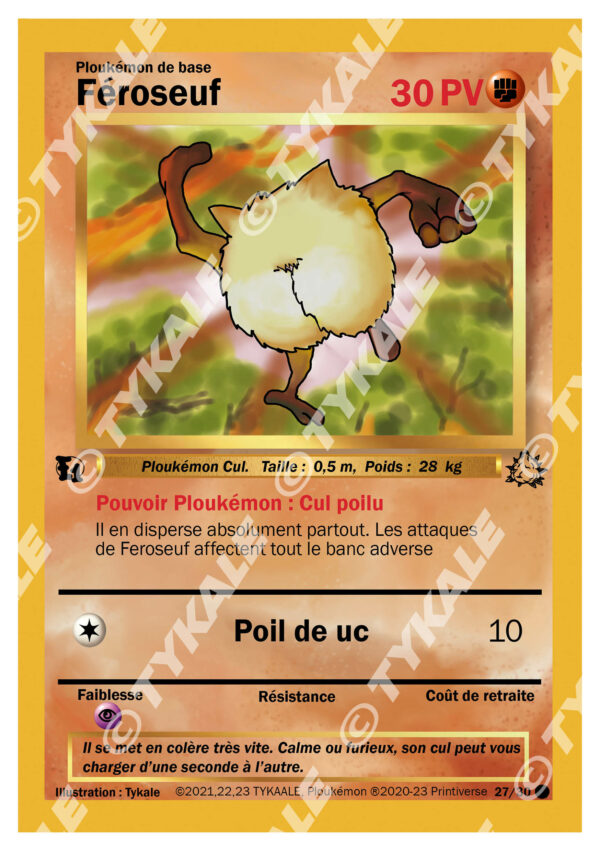 Carte Féroseuf — série FLEUR