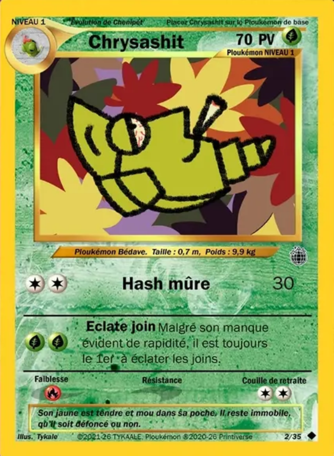 Image originale de la carte Chrysashit