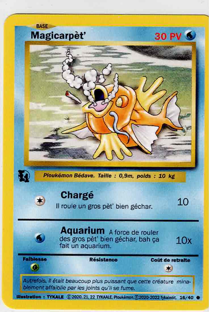 Image originale de la carte Magicarpèt’