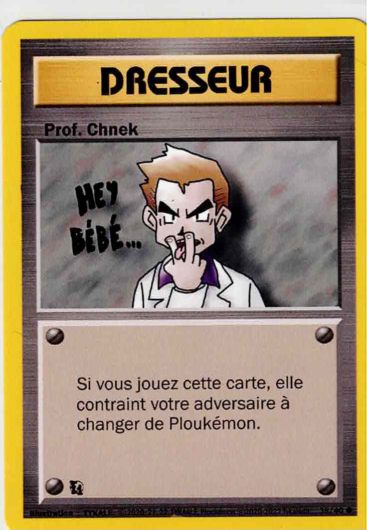 Image originale de la carte Prof. Chnek