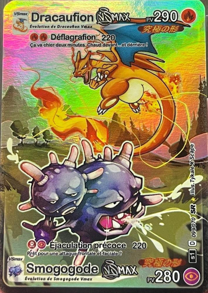 Image originale de la carte Dracaufion Smogogode VSMAX