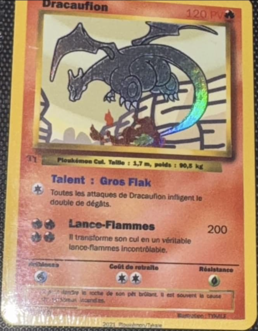 Image originale de la carte Dracaufion