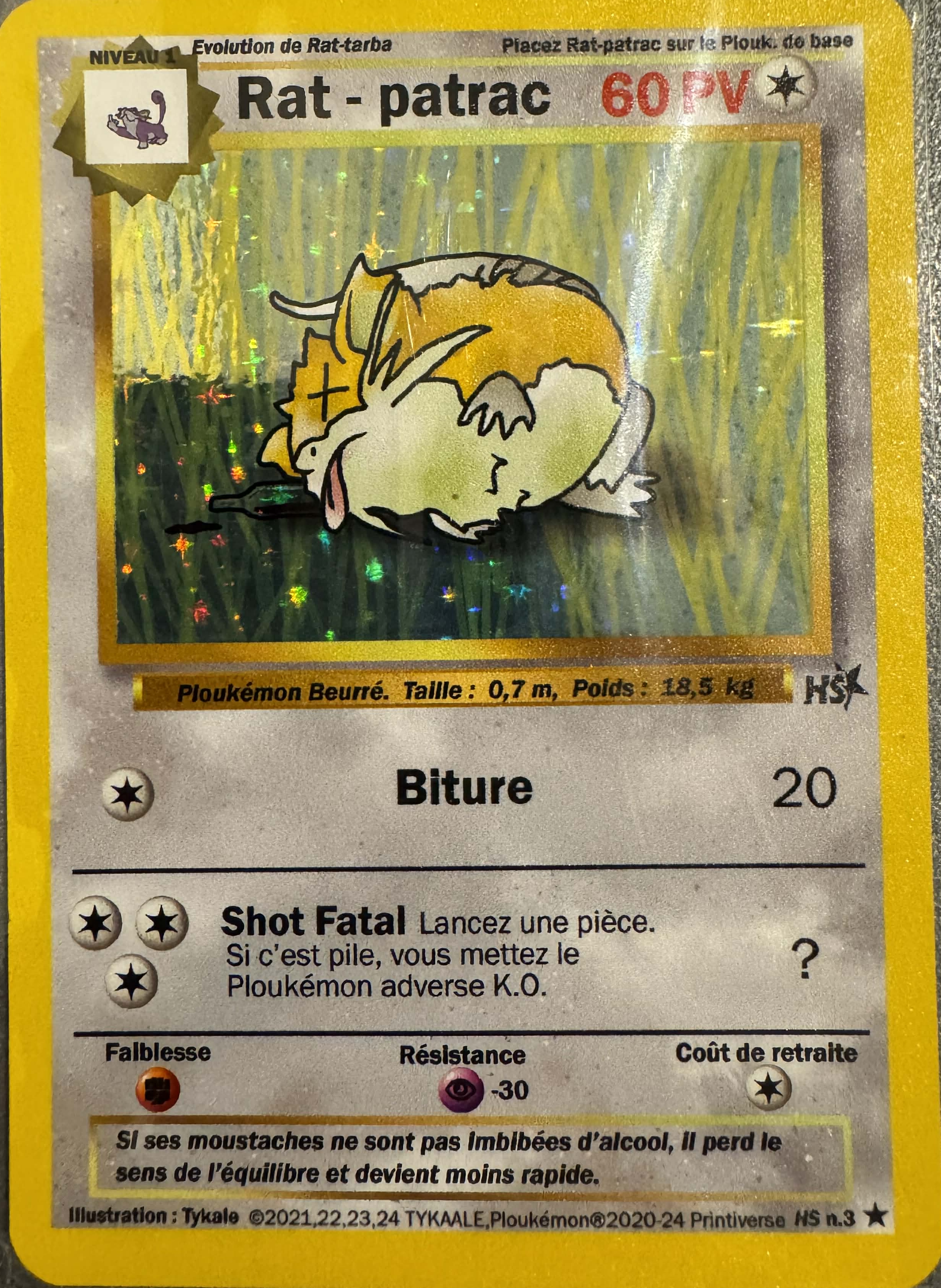 Image originale de la carte Rat - patrac