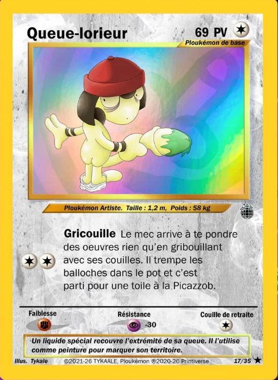 Image originale de la carte Queue-lorieur