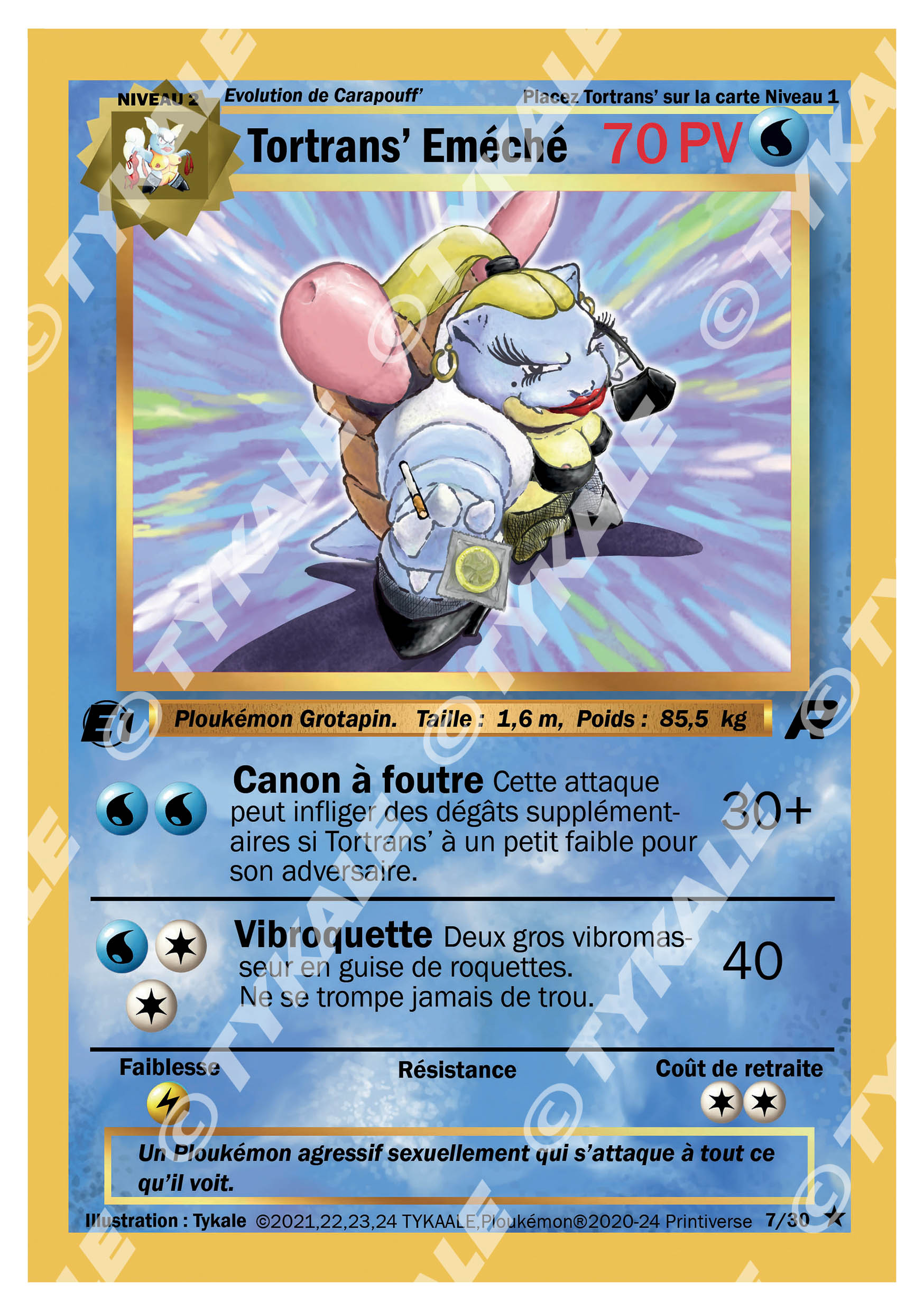 Carte Tortrans’ Eméché — série Team Raclette